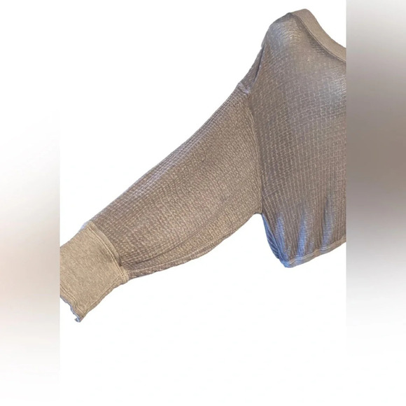 Free People We The Free Southside Oversized Thermal Knit Top - Picture 4 of 8